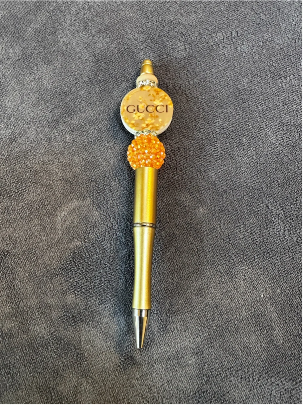 Fashion Handmade Orand & Gold Pen